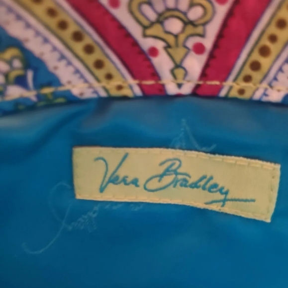 Vera Bradley Women’s Handbag Purse Magnetic Closure 8 Inches X 11 Inches Quilted - Picture 4 of 4